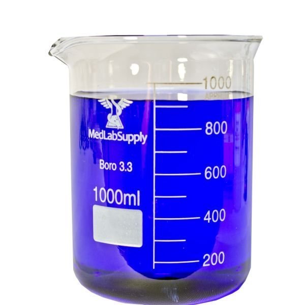 1000mL Low Form Graduated Glass Beakers by Med Lab Supply 1000mL Low Form Graduated Glass Beakers by Med Lab Supply