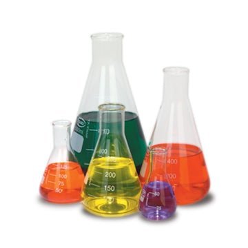 Graduated Borosilicate Glass Erlenmeyer Flask Set Graduated Borosilicate Glass Erlenmeyer Flask Set